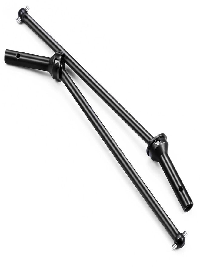 MORFUM 2Pcs Spring Steel Front Axle CVD Drive shafts Dogbone Joint Steering CVD Driveshaft Set Compatible with 1/8 ARRMA KRATON 6S V4 V5 BLX 4WD RC Monster Truck Upgrade Parts - Image 1